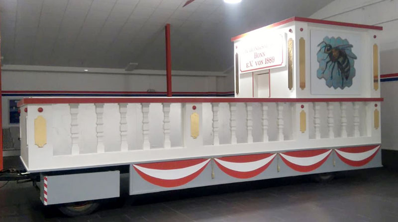 Der neue Karnevalswagen
